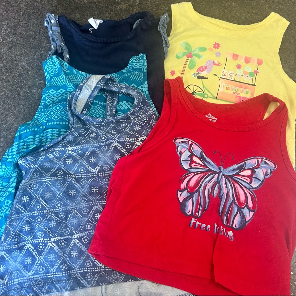 Toddler 4T Summer Tank Bundle Old Navy, Baby Gap
